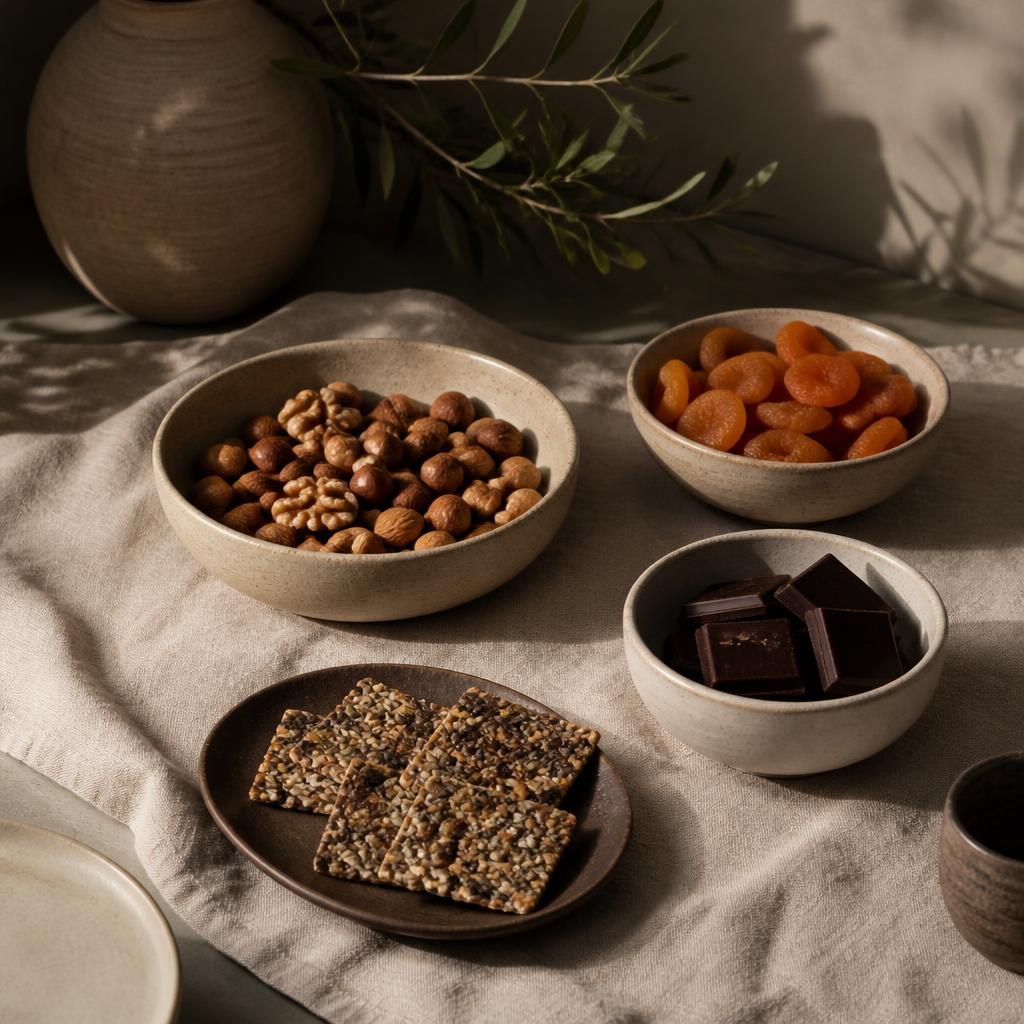Snacks — editorial still life